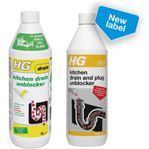 HG Kitchen Drain And Plug Unblocker - 1 Litre