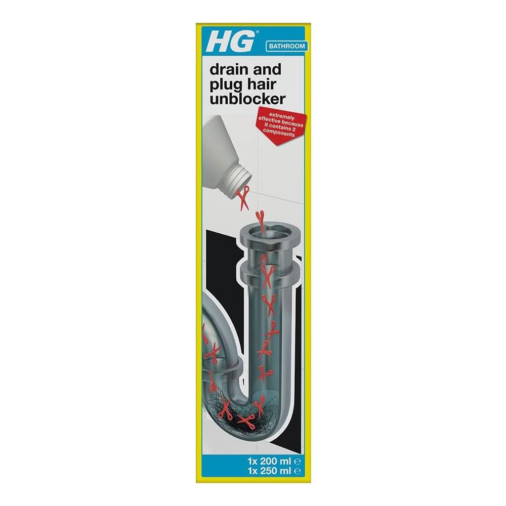 HG Drain And Plug Hair Unblocker - 450ml