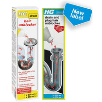 HG Drain And Plug Hair Unblocker - 450ml