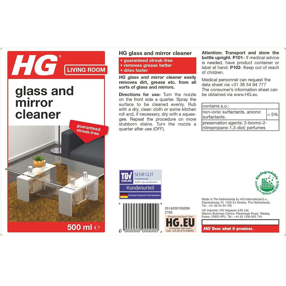 HG Glass And Mirror Cleaner Spray - 500ml