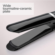 BaByliss Smooth Pro Wide 235 Hair Straightener With 6 Digital Heat Settings - Black