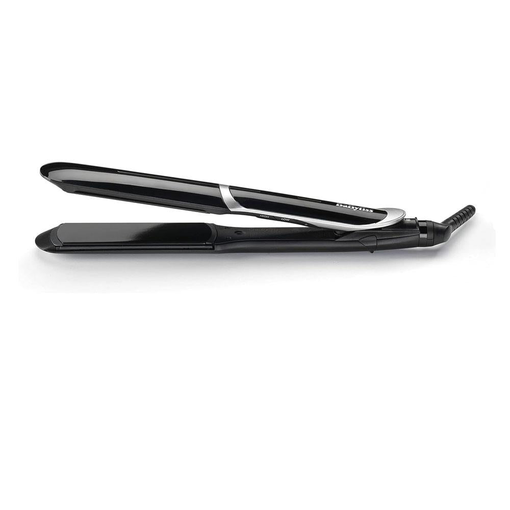 BaByliss Smooth Pro Wide 235 Hair Straightener With 6 Digital Heat Settings - Black