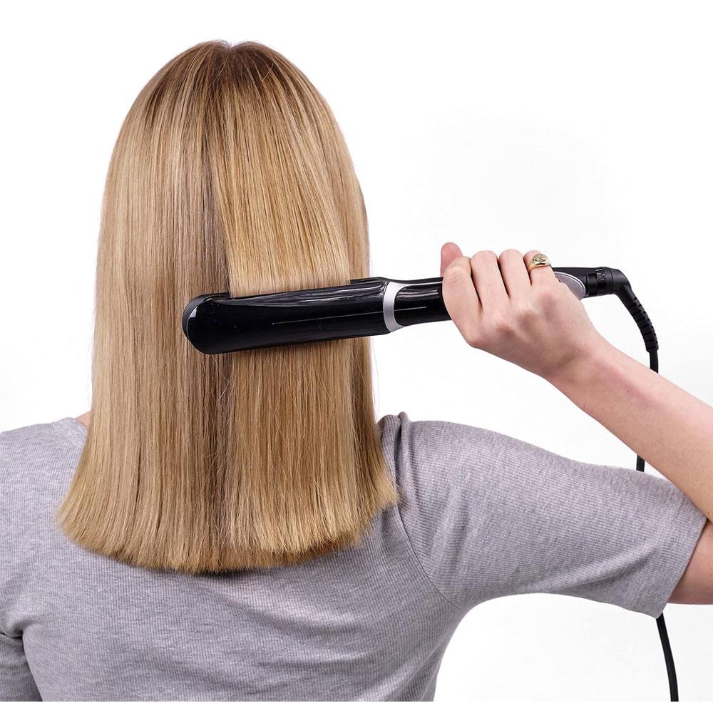 BaByliss Smooth Pro Wide 235 Hair Straightener With 6 Digital Heat Settings - Black
