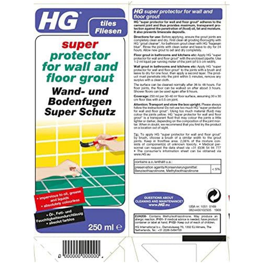 HG Wall And Floor Grout Protector - 250ml