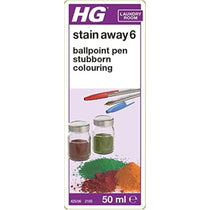 HG Stain Away No 6 Ballpoint Ink Stain Remover From Clothes - 50ml