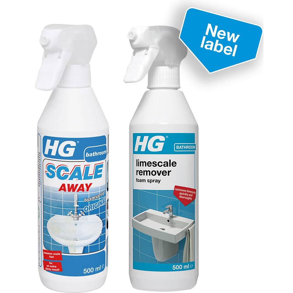 HG Limescale Remover Foam Spray Bathroom Descaler - 500ml Secondary image