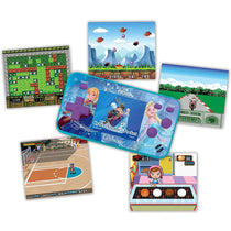 Lexibook Frozen Handheld Console Mini Cyber Arcade 150 Games - Purple/Blue