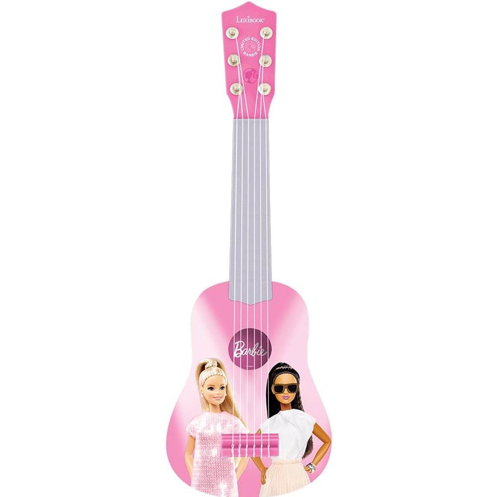Lexibook Disney Barbie My First Guitar With 6 Nylon Strings 53cm - Pink