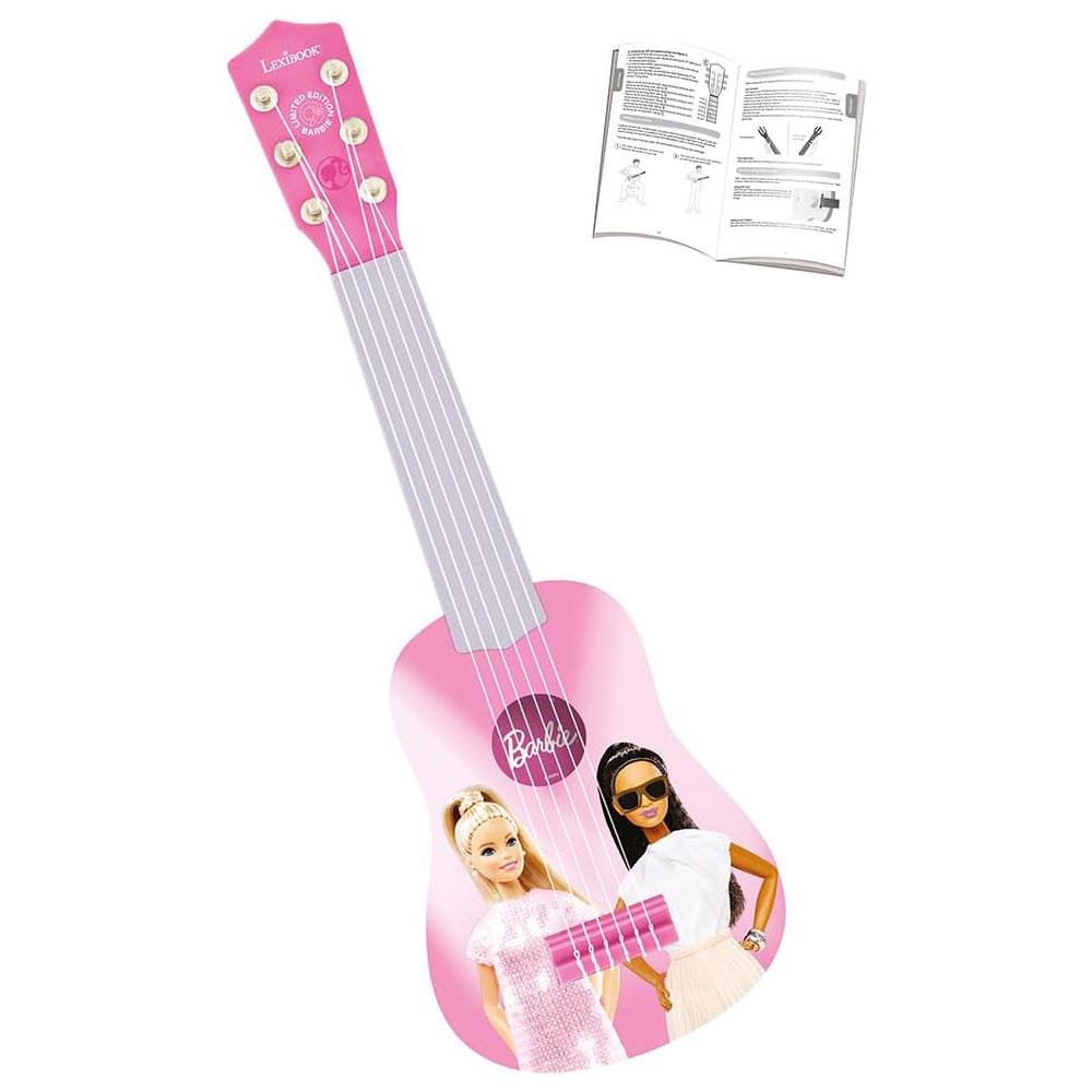 Lexibook Disney Barbie My First Guitar With 6 Nylon Strings 53cm - Pink Secondary image