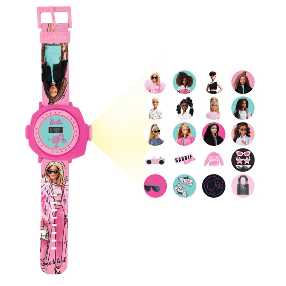 Lexibook Barbie Children's Projection Watch With 20 Images - Pink Main image