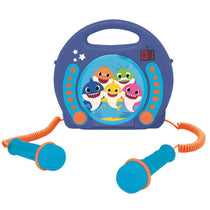 Lexibook Baby Shark CD Player With Microphones - Multicolor