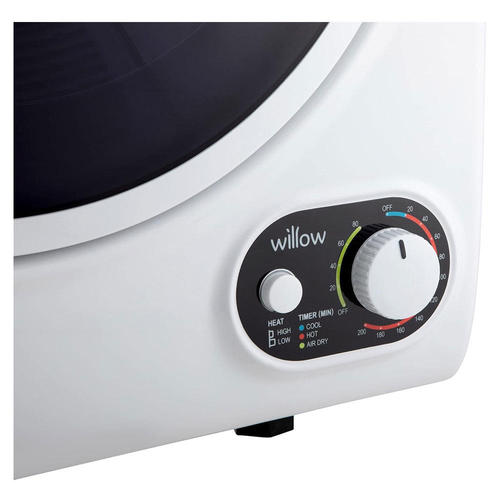 Willow 2.5Kg Freestanding Vented Tumble Dryer With 3 Temperature Settings - White