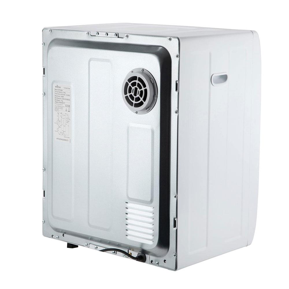 Willow 2.5Kg Freestanding Vented Tumble Dryer With 3 Temperature Settings - White