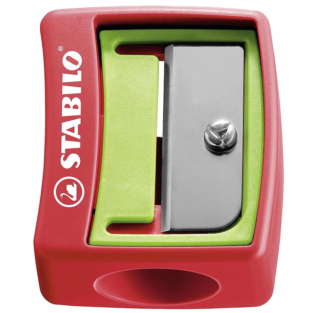 Stabilo Woody 3 In 1 Multi-Talented Pencil Set of 6 With Sharpener - Assorted Colors