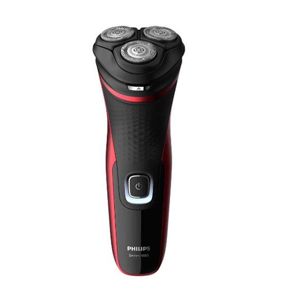Philips Series 1000 Dry Electric Shaver Power Cut Blades Clean Shave - Twist Red