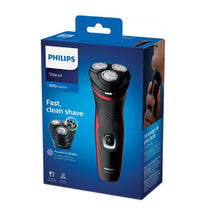 Philips Series 1000 Dry Electric Shaver Power Cut Blades Clean Shave - Twist Red