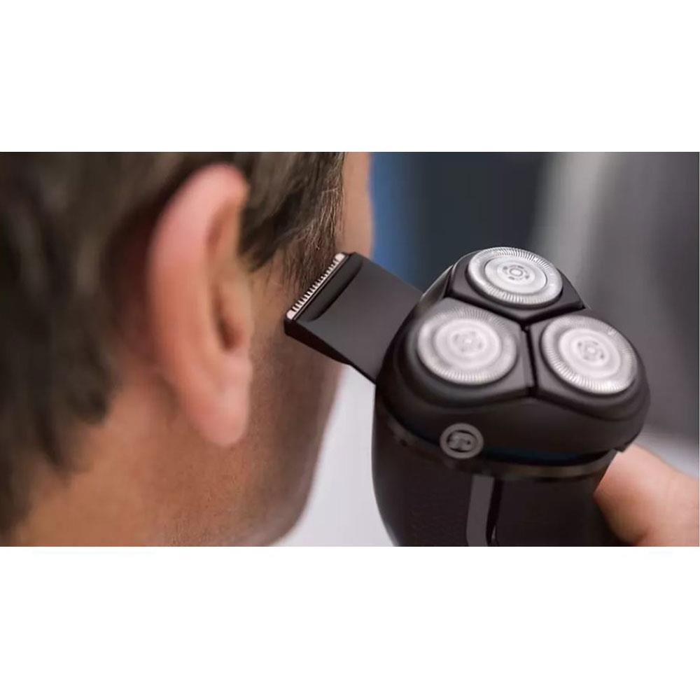 Philips Shaver Series 3000 Wet And Dry Electric Shaver With 5D Pivot And Flex Heads - Storm Blue