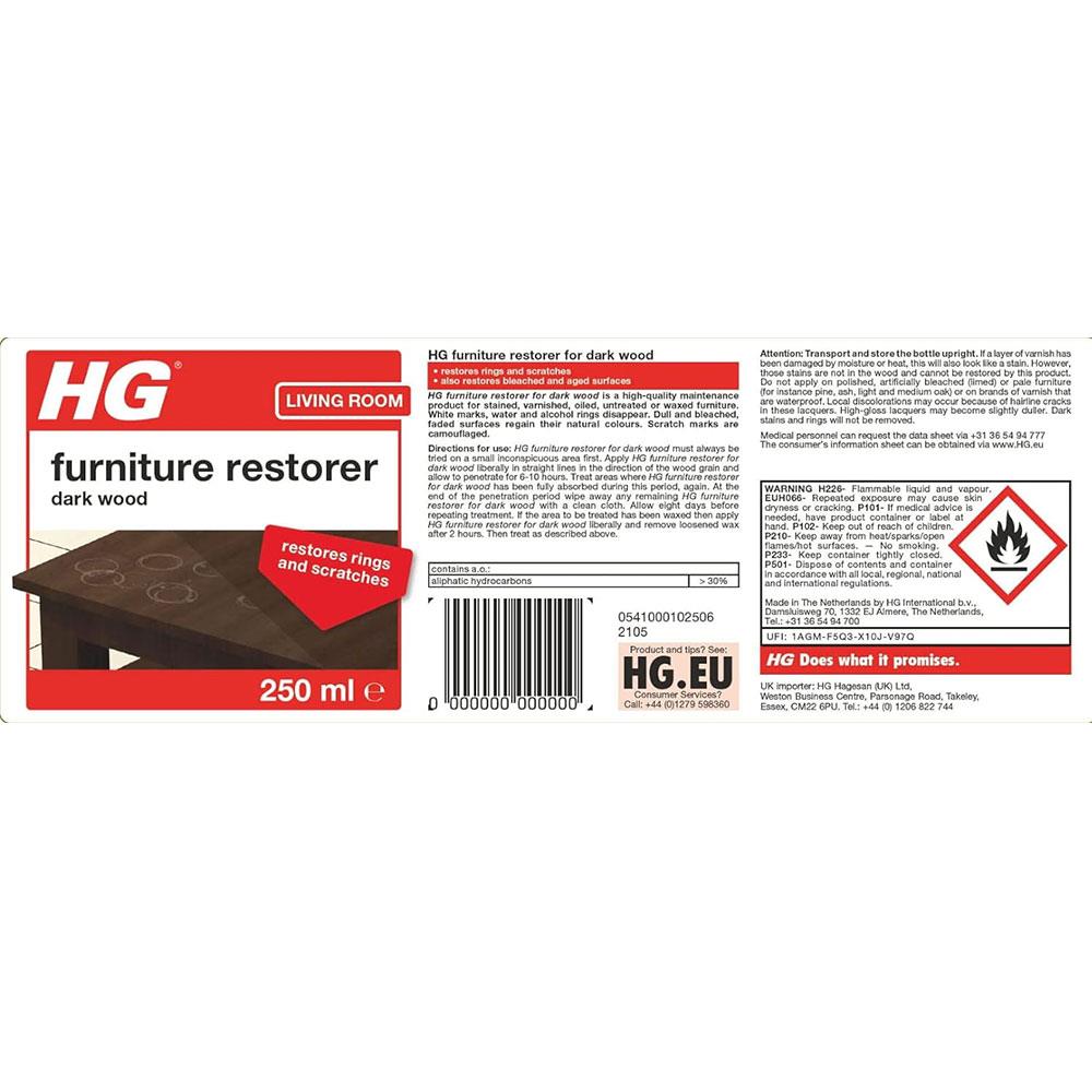 HG Dark Wood Furniture Restorer - 250ml