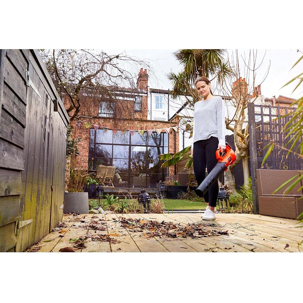 Black & Decker 18V Cordless Li-ion Axial Blower Bare Unit - Orange/Black
