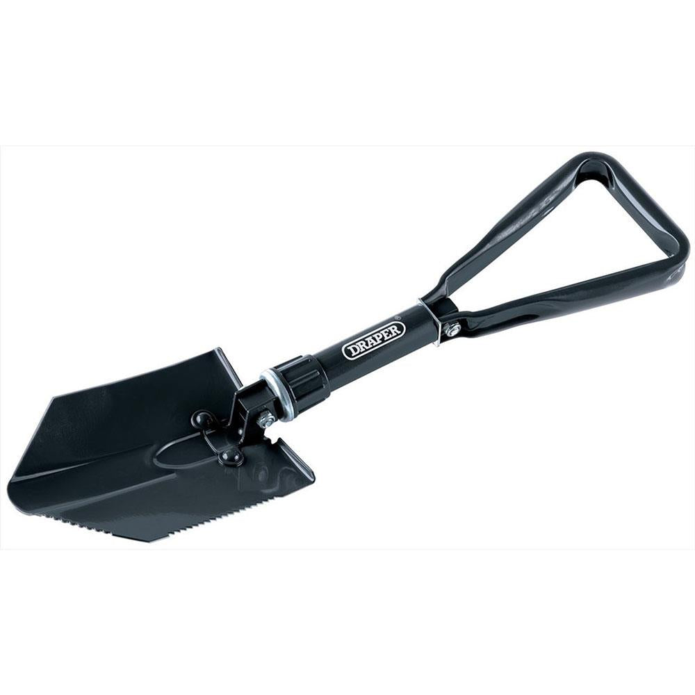 Draper Folding Steel Shovel - Black Main image