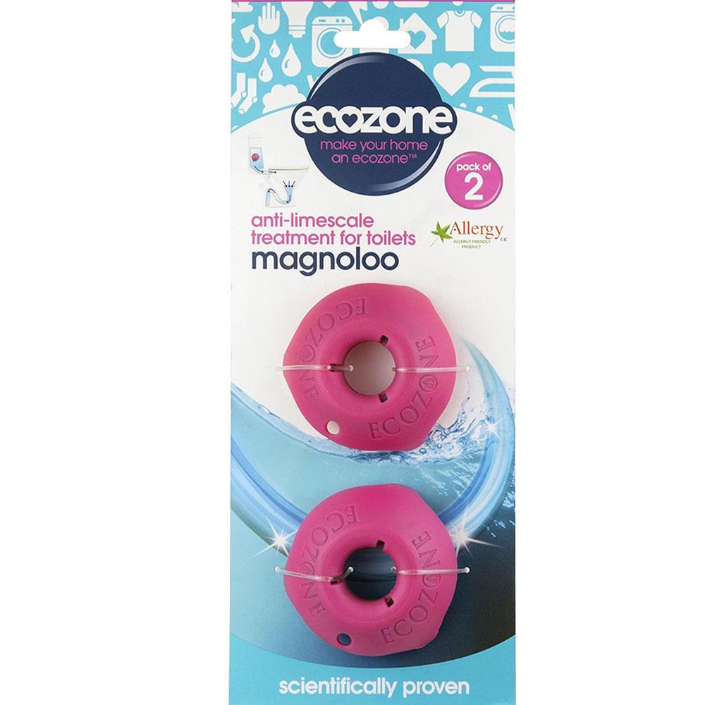 Ecozone Anti-Limescale Magnoloo Treatment For Toilets Removes And Prevents Limescale - 2 Pack Main image