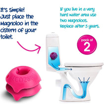 Ecozone Anti-Limescale Magnoloo Treatment For Toilets Removes And Prevents Limescale - 2 Pack