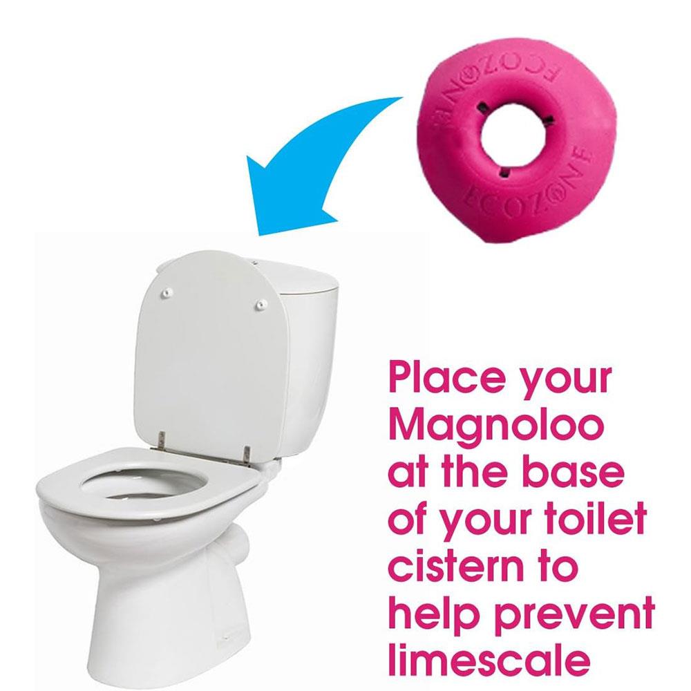 Ecozone Anti-Limescale Magnoloo Treatment For Toilets Removes And Prevents Limescale - 2 Pack