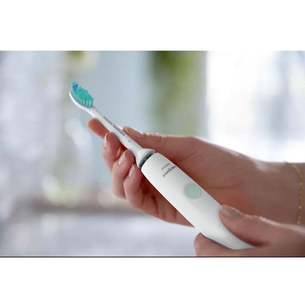 Philips Sonicare 1100 Series Sonic Electric Toothbrush Up To 3X Better Plaque Removal - White