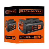 Black & Decker 36V 2.0Ah Lithium Ion Battery For 36V Cordless Garden Tools - Orange/Black