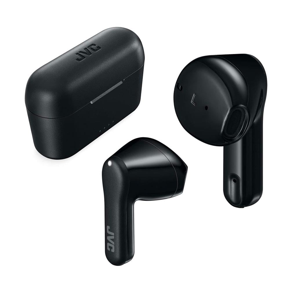 JVC True Wireless Bluetooth Earbuds With Charging Case - Black
