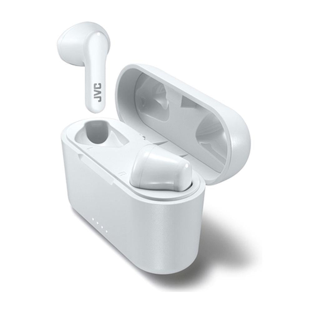 JVC True Wireless Bluetooth Earbuds With Charging Case - White