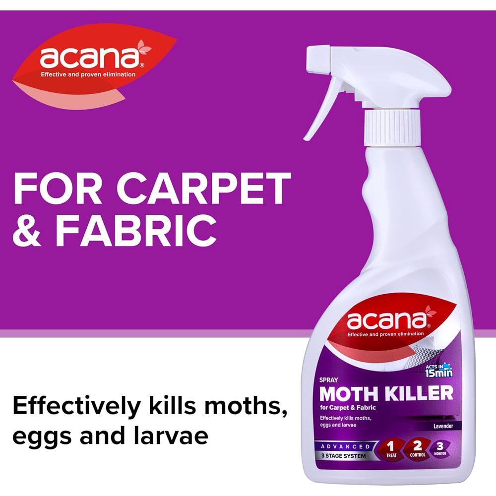 Acana Carpet And Fabric Moth Killer Lavender Spray - 500ml Secondary image