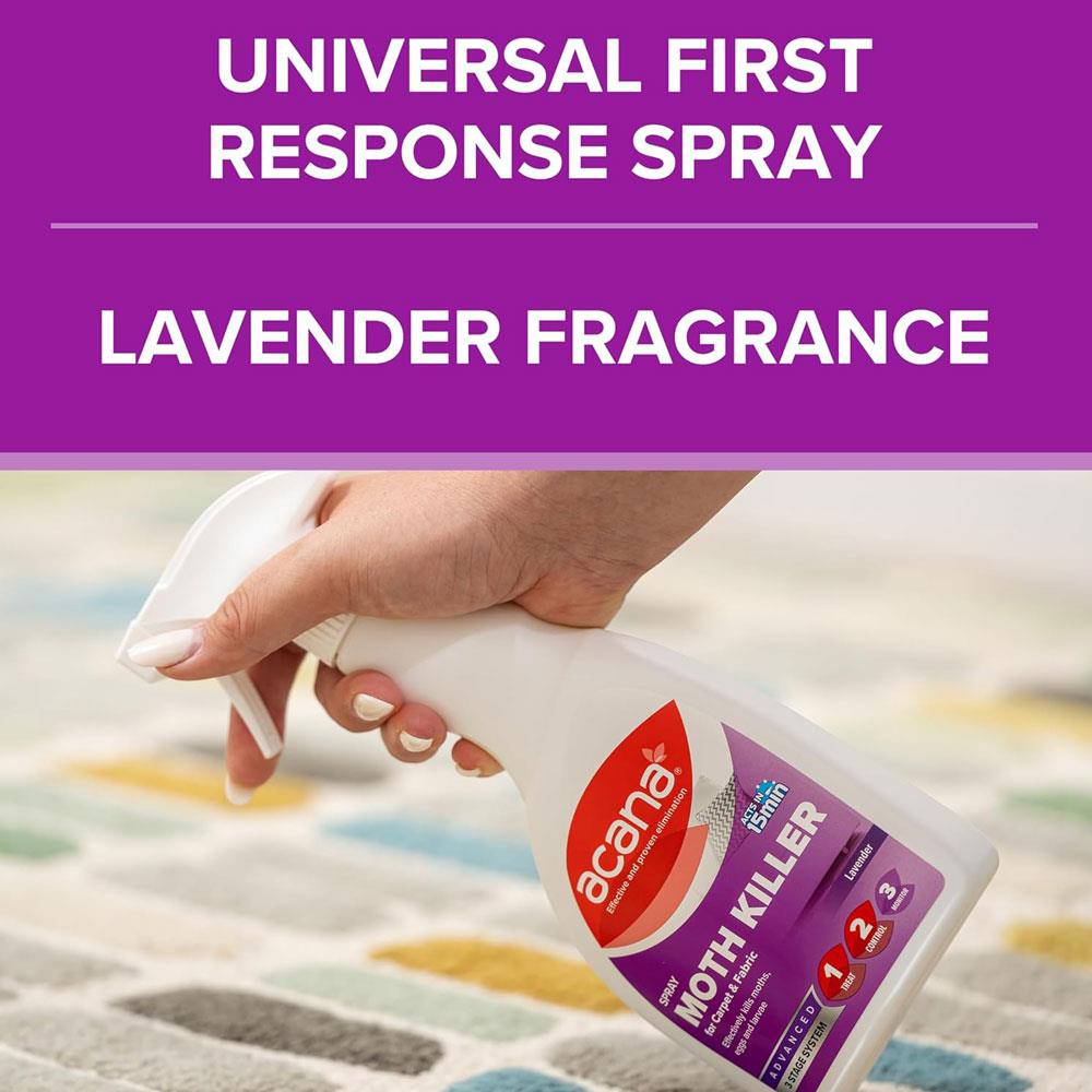 Acana Carpet And Fabric Moth Killer Lavender Spray - 500ml