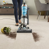 Vax Air Stretch Pet Upright Vacuum Cleaner 820W 1.5 Litre Capacity - Silver/Blue