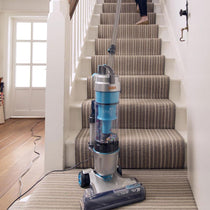 Vax Air Stretch Pet Upright Vacuum Cleaner 820W 1.5 Litre Capacity - Silver/Blue