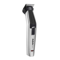 BaByliss Men 10-In-1 Titanium Multi Trimmer Face And Body Grooming Kit With Nose Trimmer Head - Silver/Black