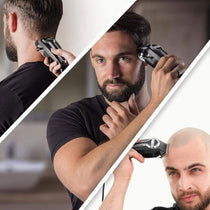 Wahl Elite Pro Hair Clipper Kit Home Hair Cutting 10 Premium Cutting Combs Attachments And Storage Case - Black/Silver