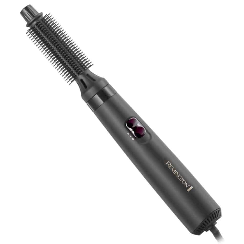 Remington Blow Dry And Style Caring Airstyler Hair Dryer Hot Brush Hair Curler 400W 2 Attachments - Black Secondary image