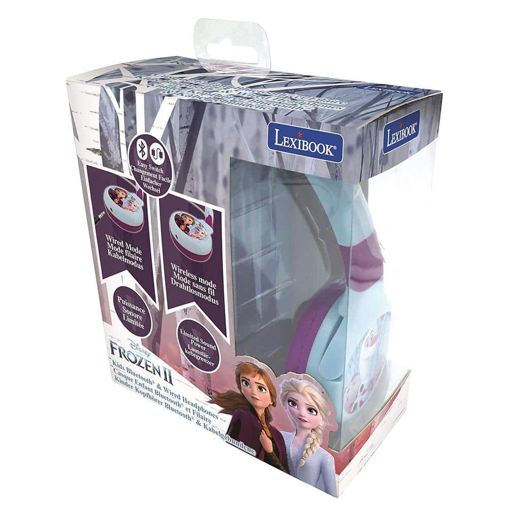 Lexibook Disney Frozen II Bluetooth And Wired Foldable Headphones - Multicolour
