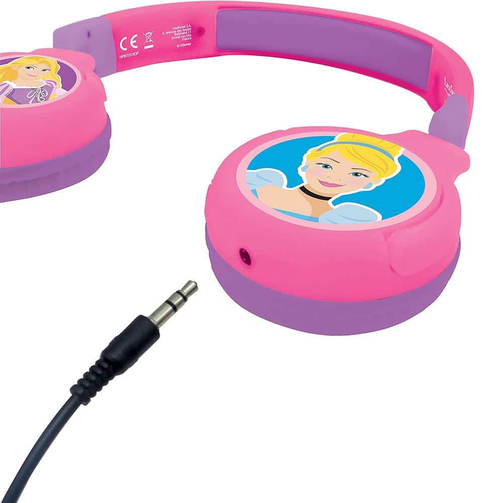 Lexibook Disney Princess Bluetooth And Wired Foldable Headphones - Multicolour
