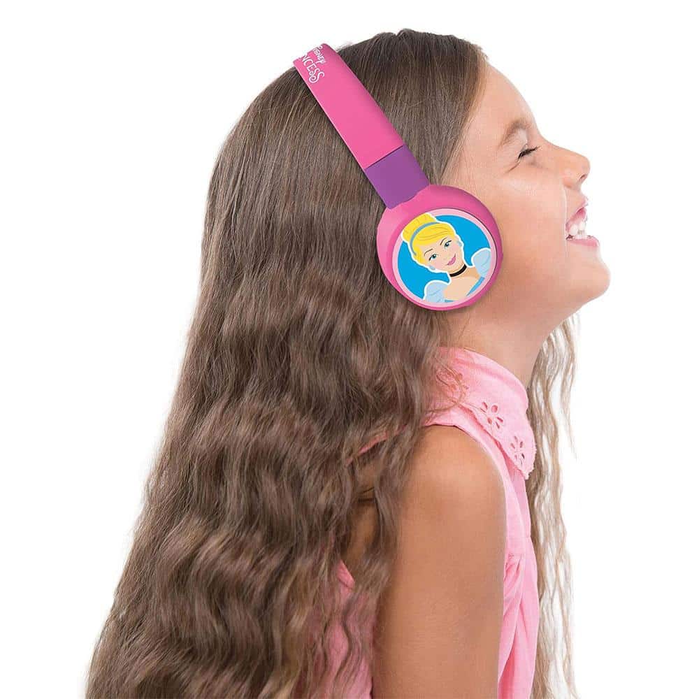 Lexibook Disney Princess Bluetooth And Wired Foldable Headphones - Multicolour