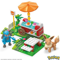 Mega Pokemon Poke Puff Picnic Eevee And Riolu Action Figure Building Toys 193 Pieces - Multicolour