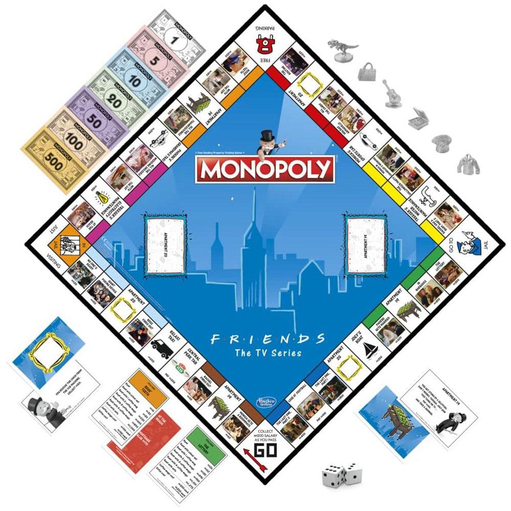 Monopoly Friends The TV Series Edition Board Game - Multicolour