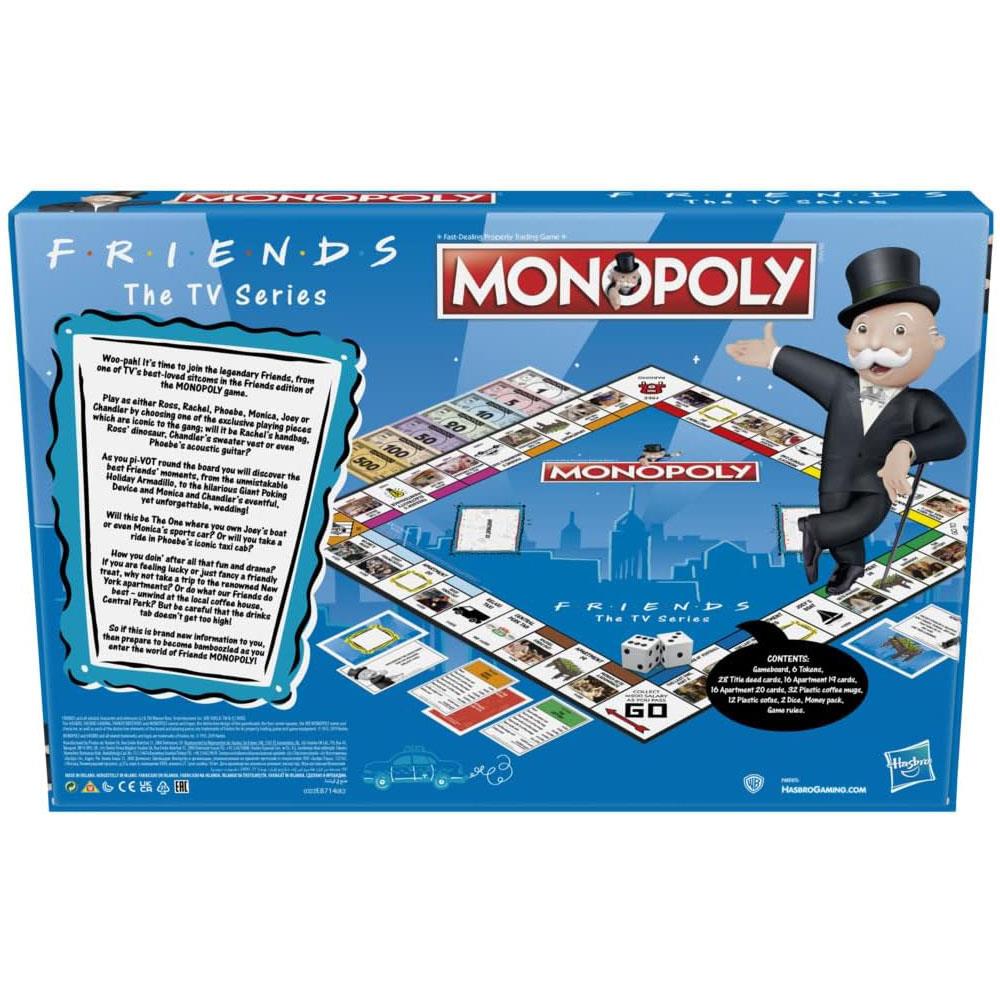 Monopoly Friends The TV Series Edition Board Game - Multicolour