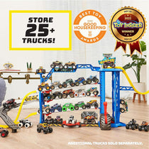 Monster Jam 1:64 Garage Playset And Storage With Exclusive Grave Digger Monster Truck - Multicolour