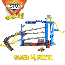 Monster Jam 1:64 Garage Playset And Storage With Exclusive Grave Digger Monster Truck - Multicolour