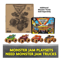 Monster Jam 1:64 Garage Playset And Storage With Exclusive Grave Digger Monster Truck - Multicolour