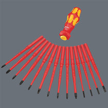 Wera 827 T i Kraftform Turbo VDE Bit-Holding Handle Hand Holder Hex 9 x 125 mm - Red