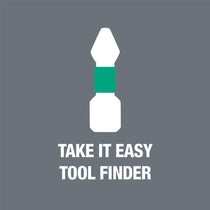 Wera Bit-Check 10 Stainless 1 Screwdriver Bit Set With Rapidaptor Holder - 10 Pieces