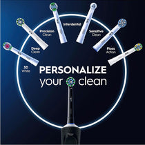 Oral-B Vitality PRO Electric Toothbrush With 2 Tooth Brush Heads 3 Brushing Modes - Black